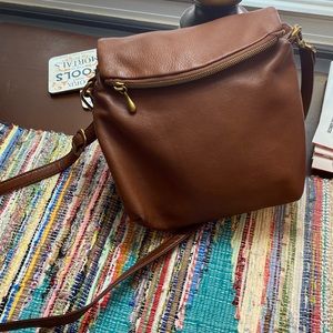 Hobo cross body or handled leather purse EUC